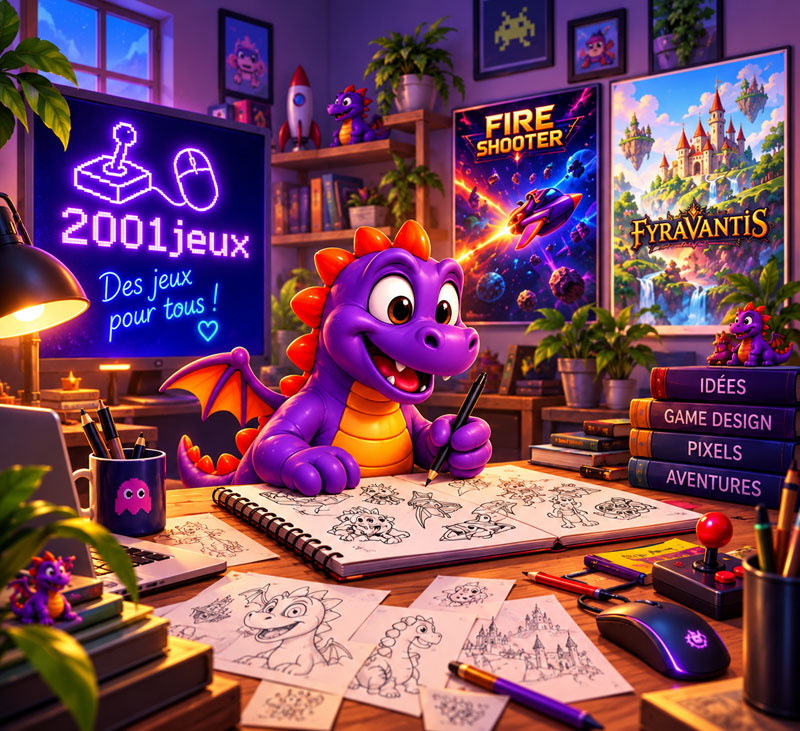 Nos créations 2001jeux – Drako et nos jeux originaux